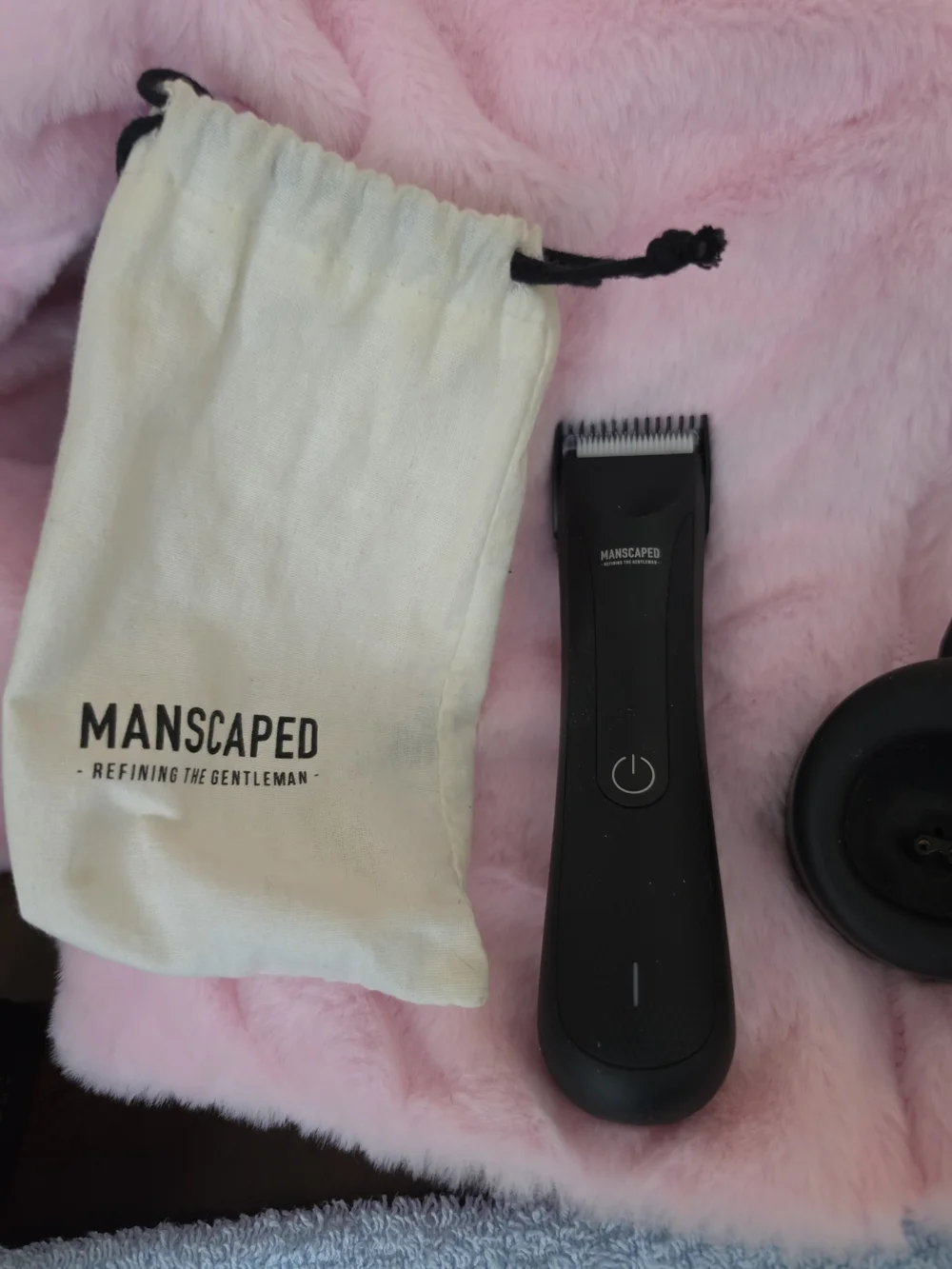 Manscaped Black USB Charging Dock for Electric Trimmer